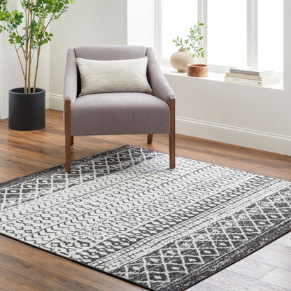 Surya Elaziz ELZ-2307 Black Global Machinemade Rug