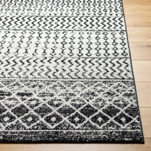 Surya Elaziz ELZ-2307 Black Global Machinemade Rug