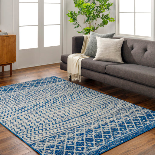 Surya Elaziz ELZ-2345 Blue Global Machinemade Rug