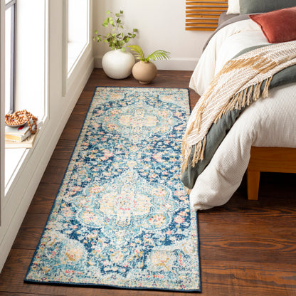 Surya Elaziz ELZ-2361 Navy Traditional Machinemade Rug