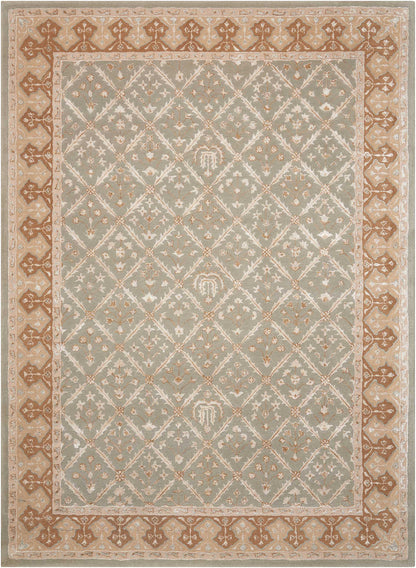 Nourison Home Symphony  Light Green  Traditional