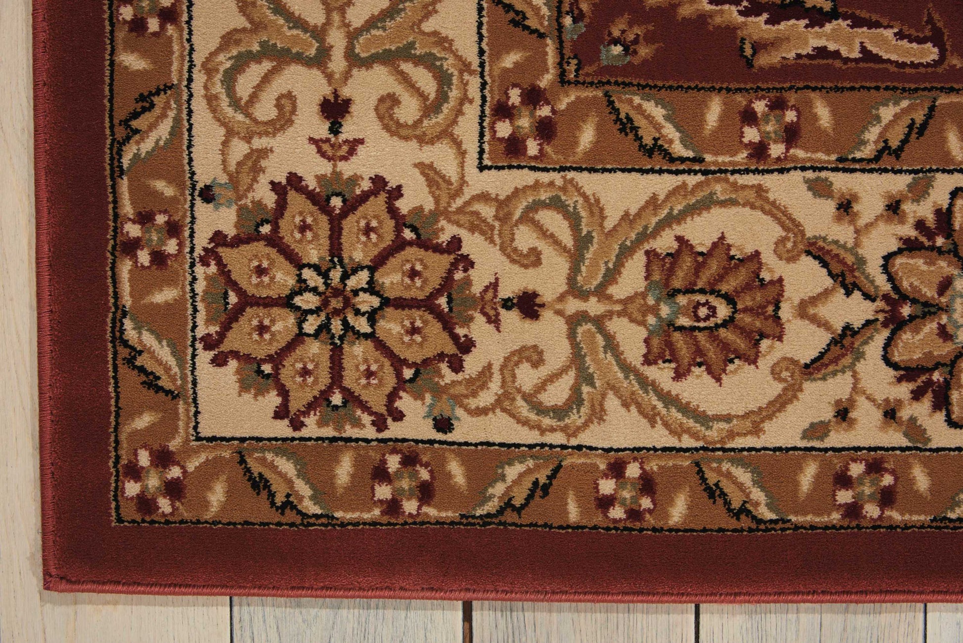 Nourison Home Persian Crown  Brick  Traditional