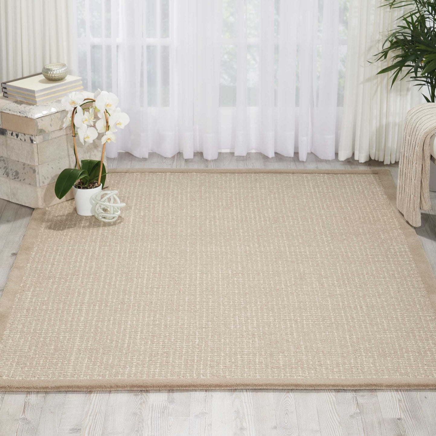 Nourison Home River Brook  Taupe Ivory  Contemporary