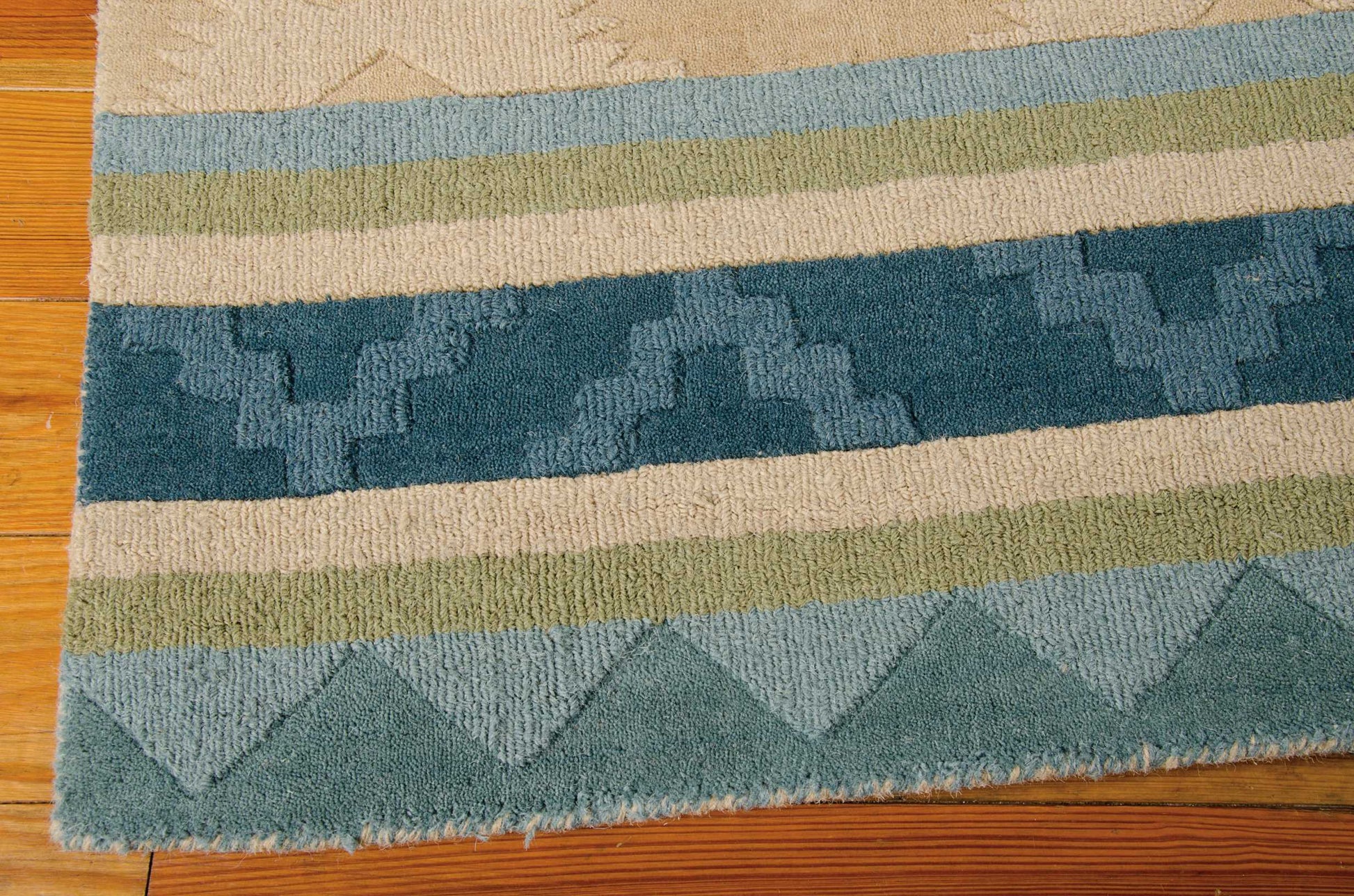 Nourison Home India House  Blue Green  Traditional