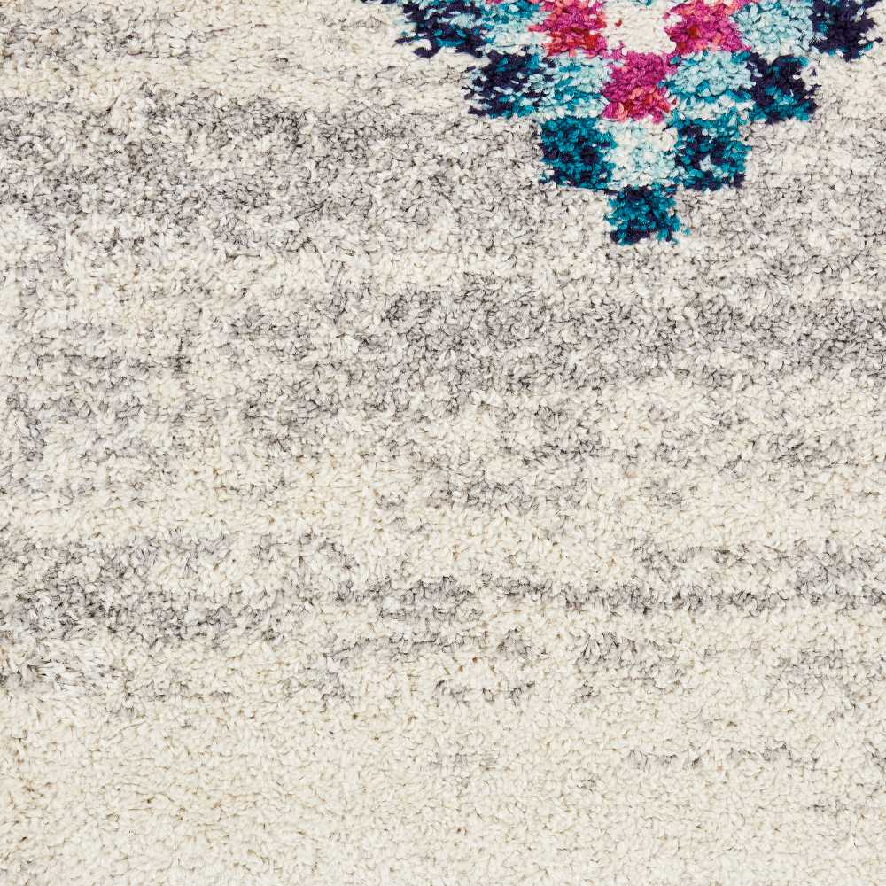 Nourison Home Nomad  Cream Grey  Transitional
