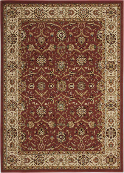 Nourison Home Persian Crown PC001 Brick Traditional Power-loomed Rug