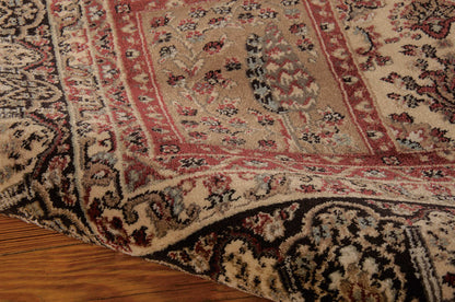 Nourison Home Ararat  Burgundy  Traditional