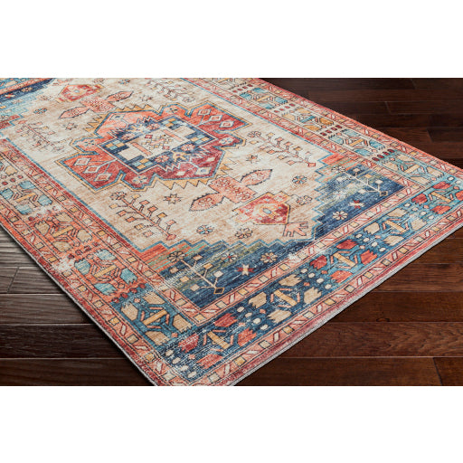Surya Erin ERN-2301 Deep Teal Traditional Machinemade Rug