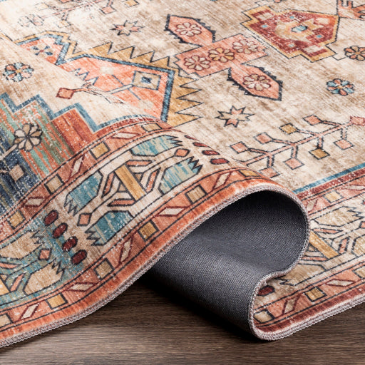 Surya Erin ERN-2301 Deep Teal Traditional Machinemade Rug