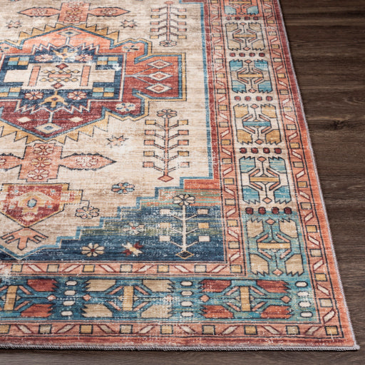 Surya Erin ERN-2301 Deep Teal Traditional Machinemade Rug