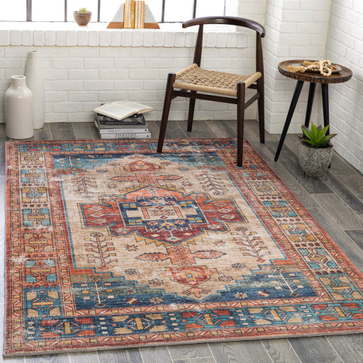 Surya Erin ERN-2301 Deep Teal Traditional Machinemade Rug