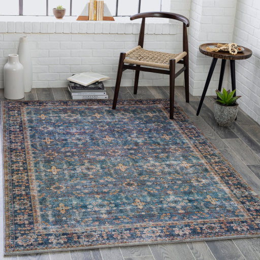 Surya Erin ERN-2302 Deep Teal Traditional Machinemade Rug