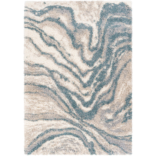Surya Eskimo Shag ESG-2305 Blue Modern Machinemade Rug