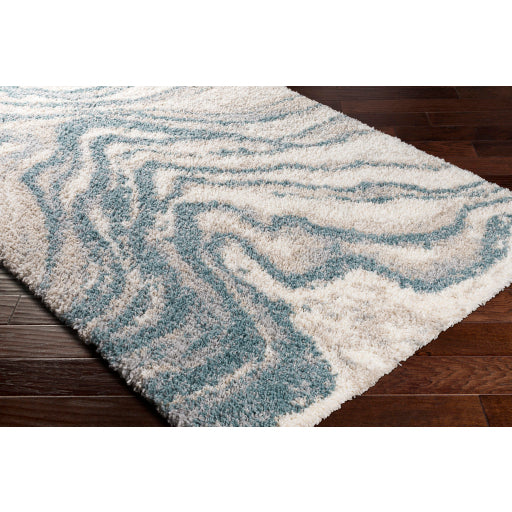 Surya Eskimo Shag ESG-2305 Blue Modern Machinemade Rug