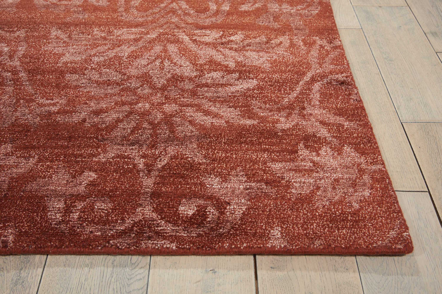 Nourison Home Silk Shadows  Rust  Contemporary