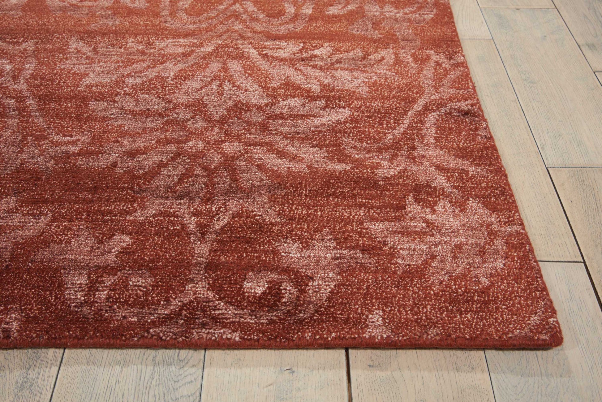 Nourison Home Silk Shadows  Rust  Contemporary