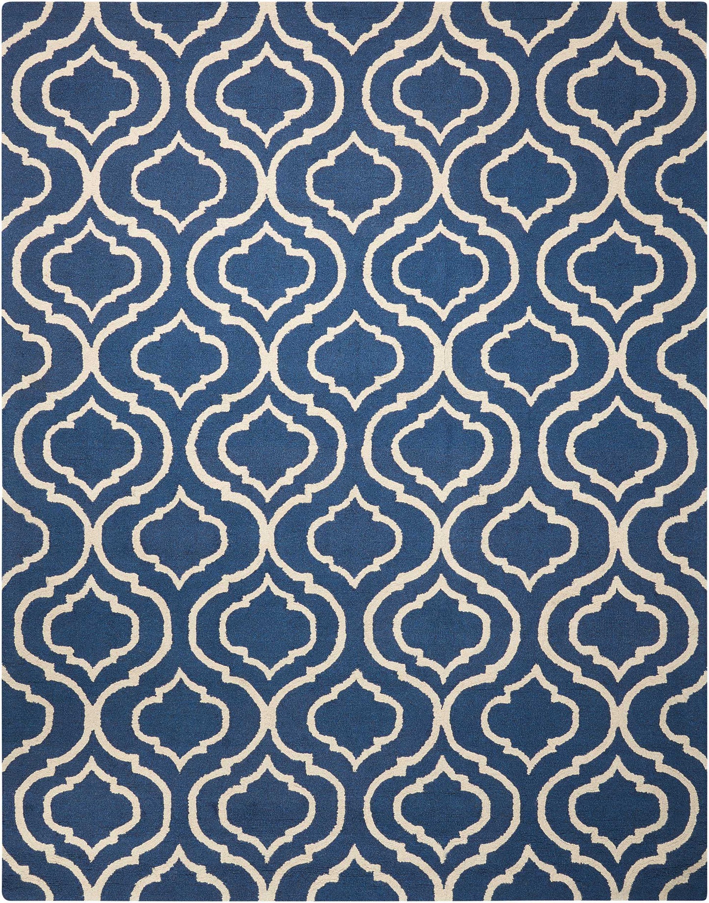 Nourison Home Linear  Navy  Transitional