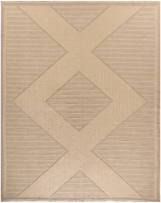 Nourison Home Washable Jute  Natural Beige  Contemporary