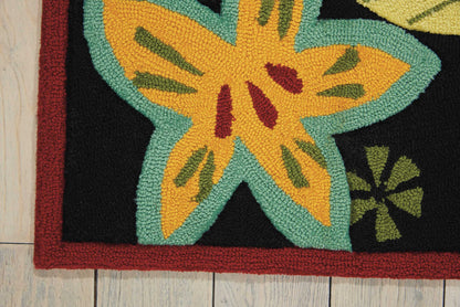 Nourison Home Fantasy  Black  Transitional