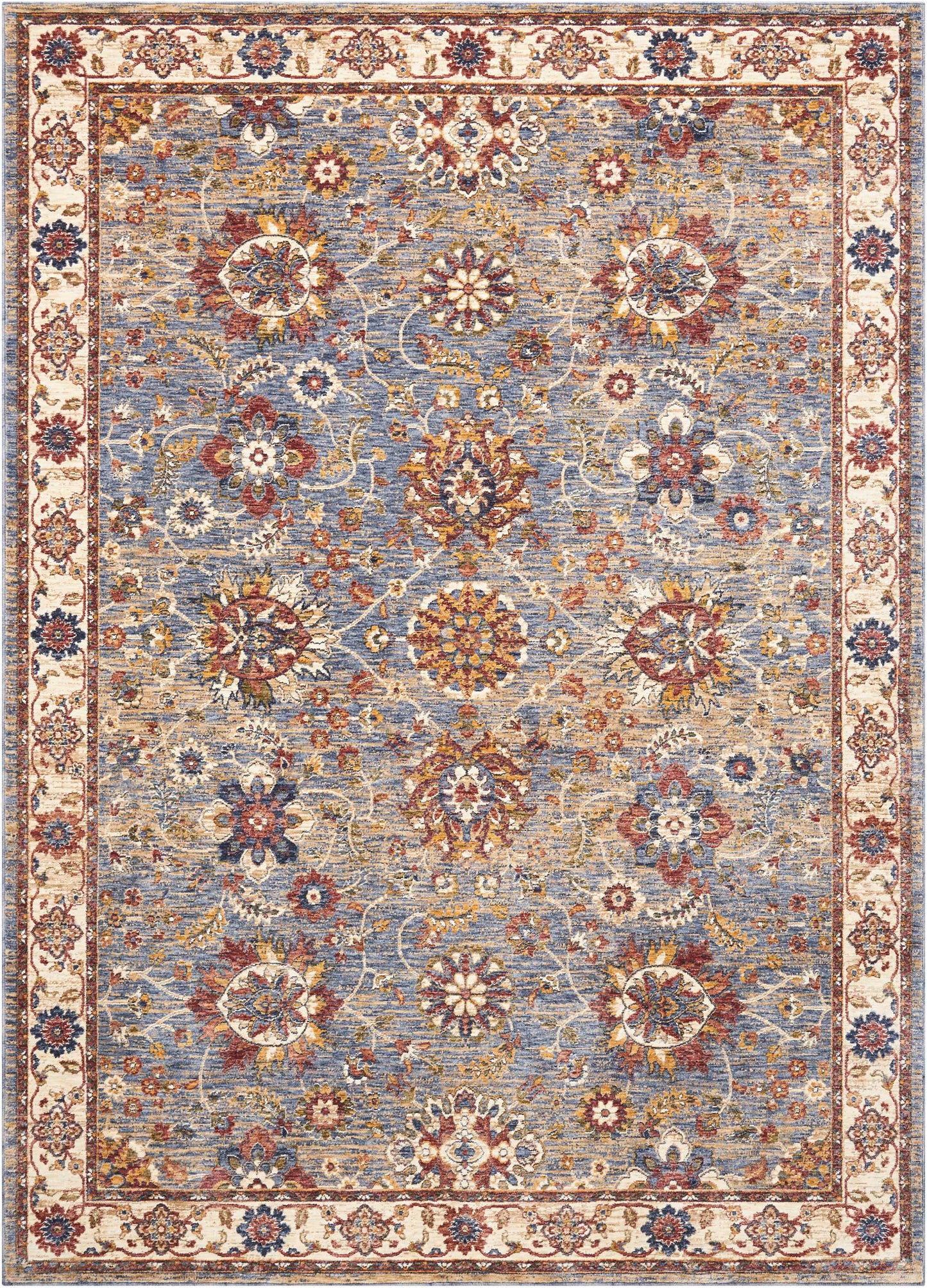 Nourison Home Lagos LAG04 Sky Traditional Power-loomed Rug