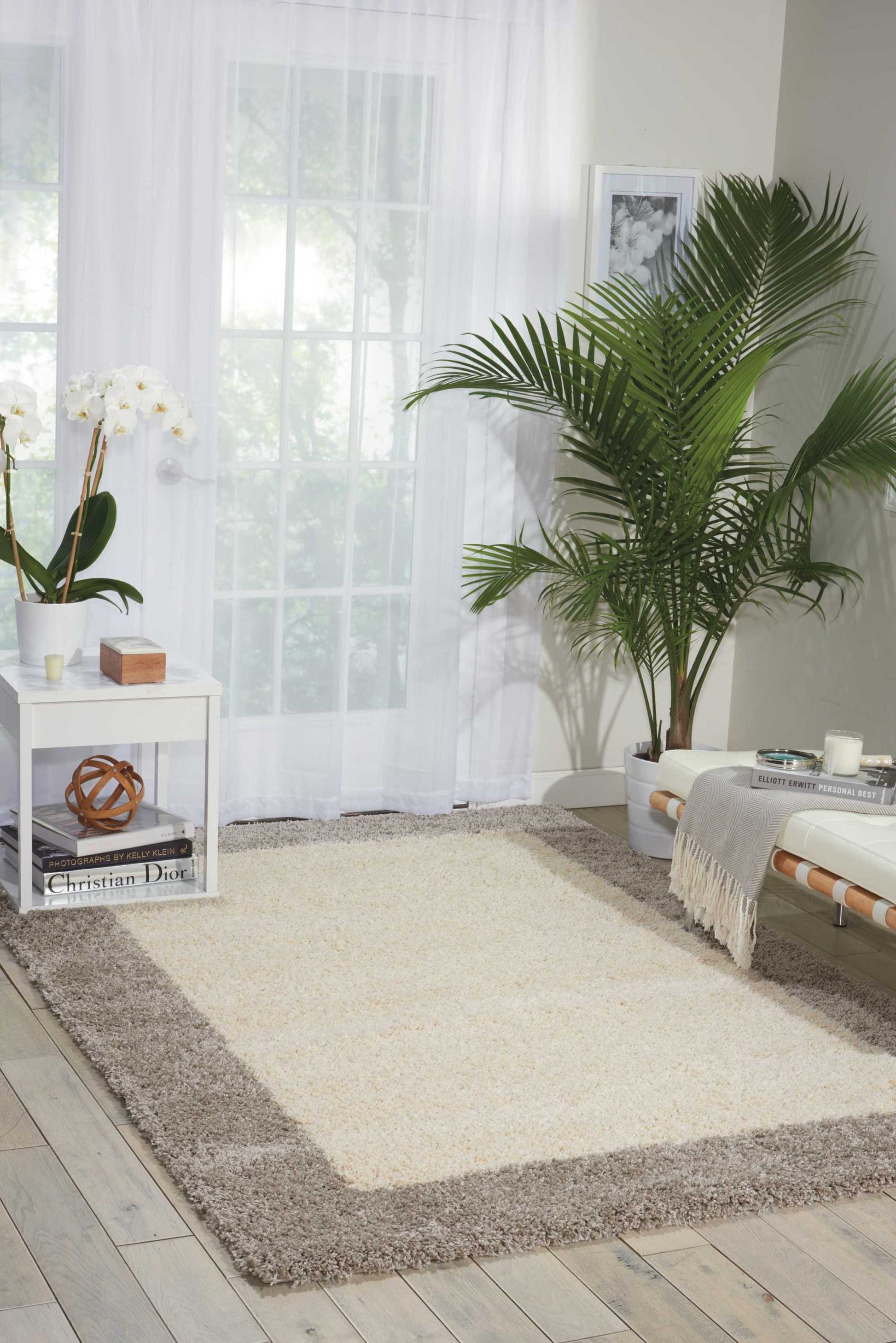Nourison Home Amore  Ivory Silver  Contemporary
