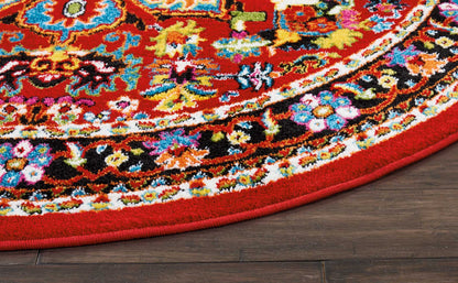 Nourison Home Oakdale  Red  Traditional