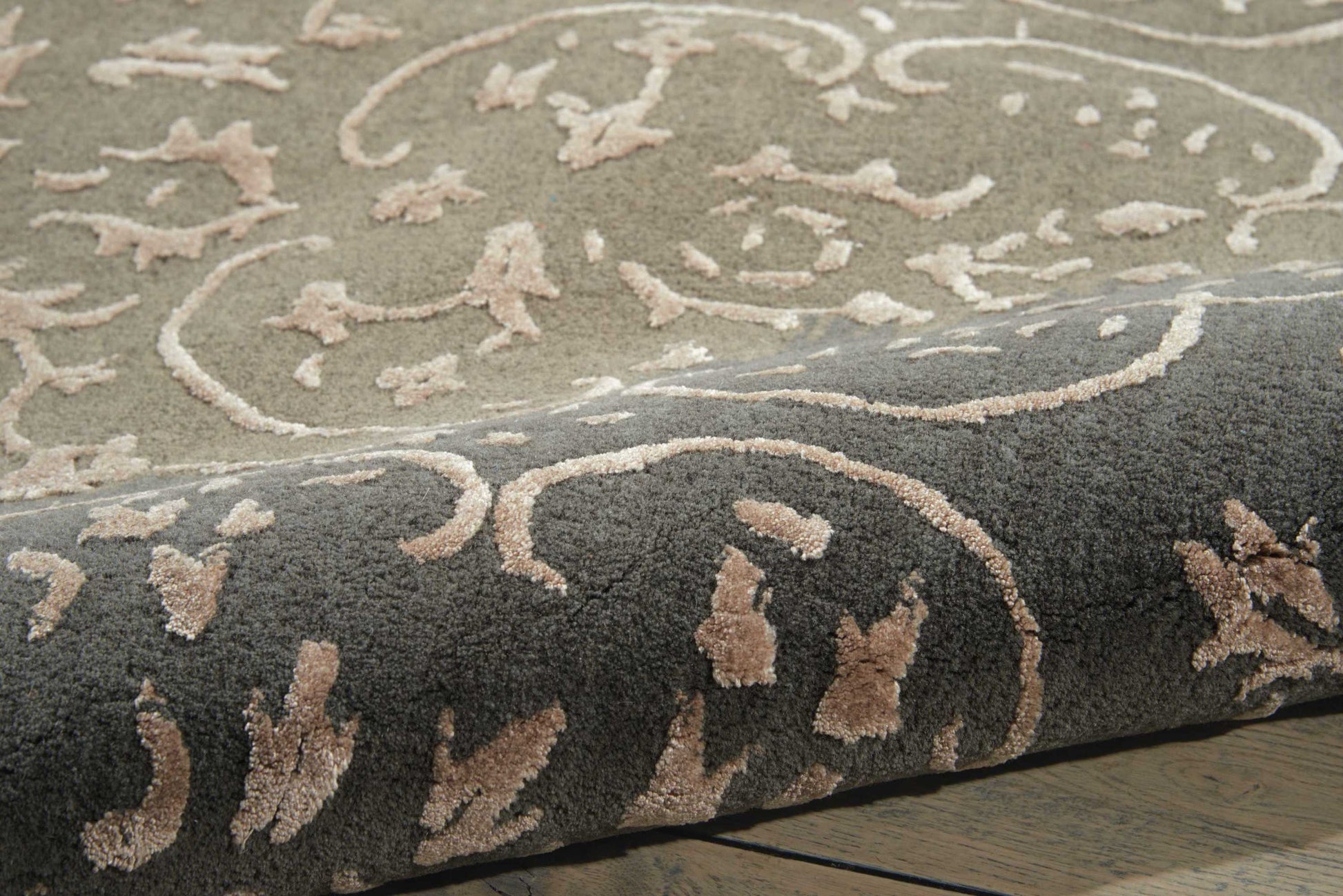 Nourison Home Opaline  Charcoal  Transitional