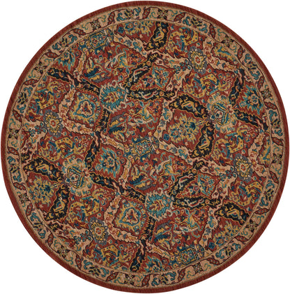 Nourison Home Nourison 2020 NR205 Terracotta Traditional Loomed Rug