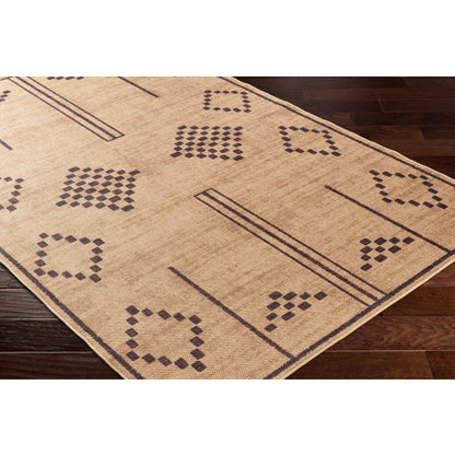 Surya Ez Jute EZT-2303 Light Brown Cottage Machinemade Rug