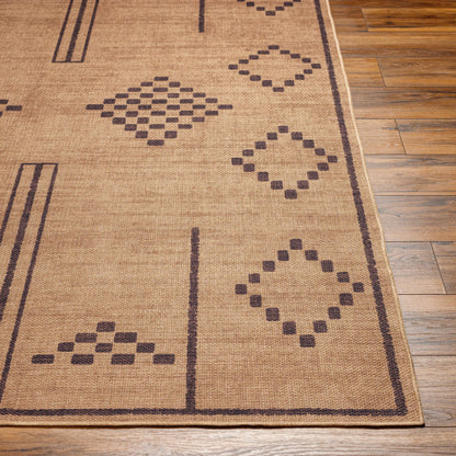 Surya Ez Jute EZT-2303 Light Brown Cottage Machinemade Rug
