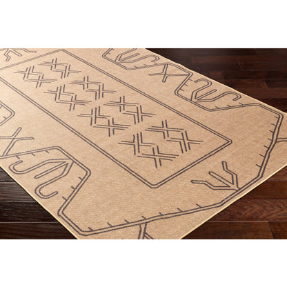 Surya Ez Jute EZT-2305 Light Brown Cottage Machinemade Rug