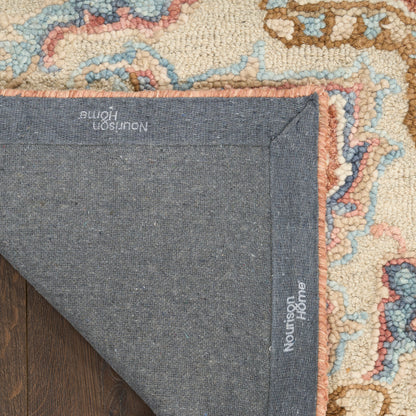 Nourison Home Maison  Rust Ivory  Traditional