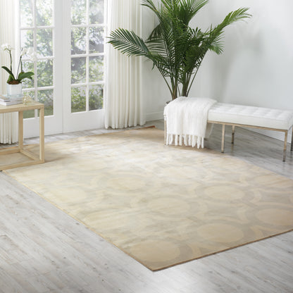 Nourison Home Luminance  Cream Grey  Transitional