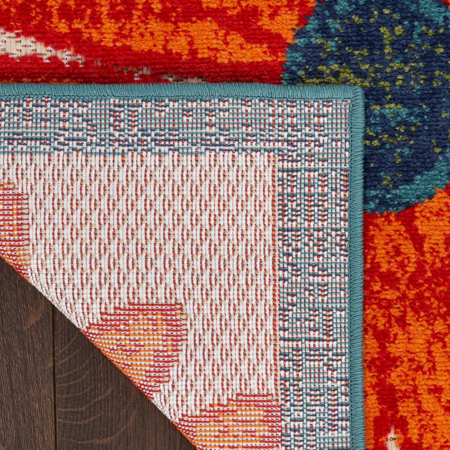 Nourison Home Aloha  Ivory Multicolor  Contemporary