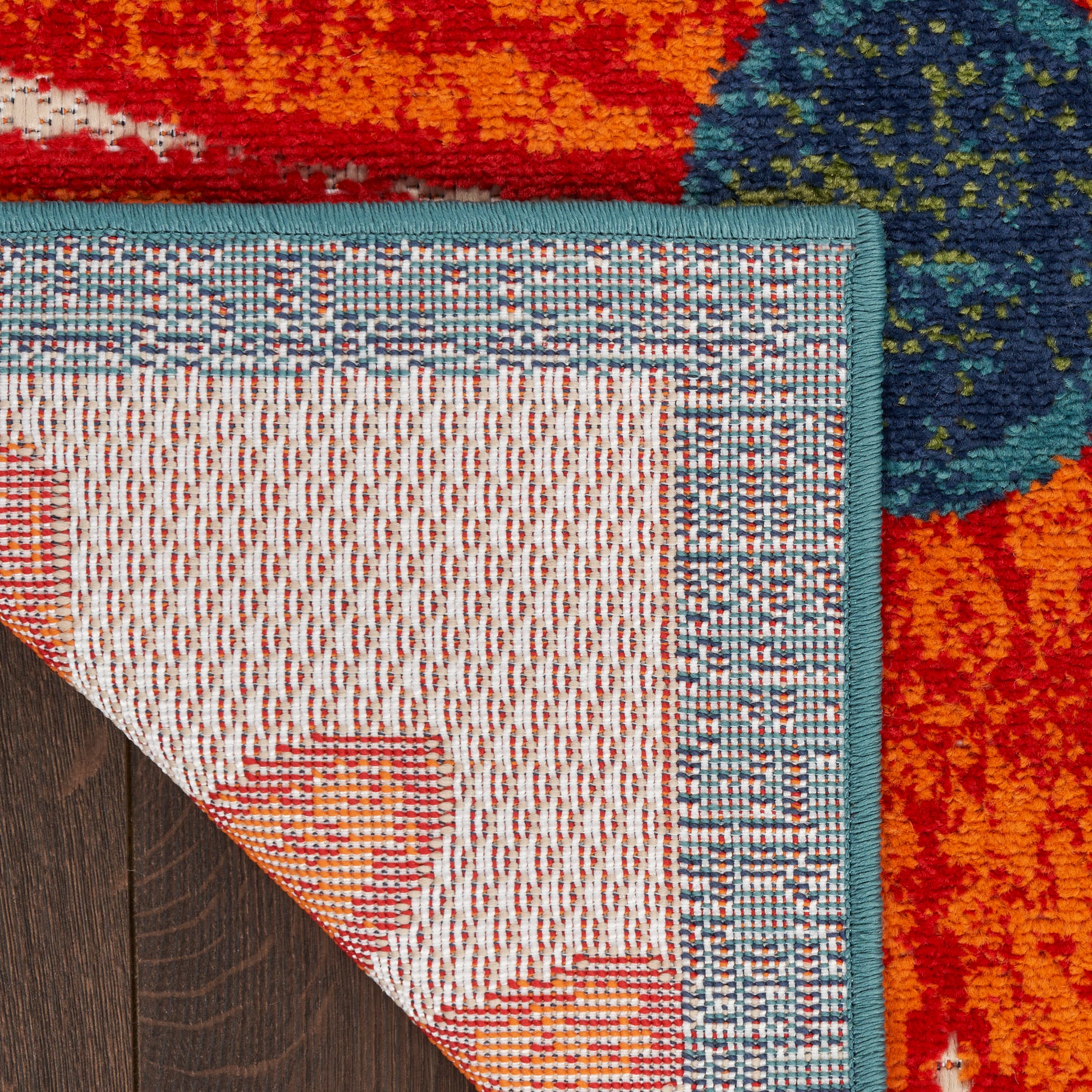 Nourison Home Aloha  Ivory Multicolor  Contemporary