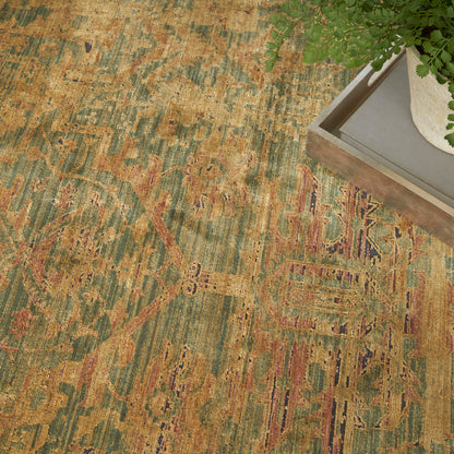 Nourison Home Luxurious  Olive  Traditional
