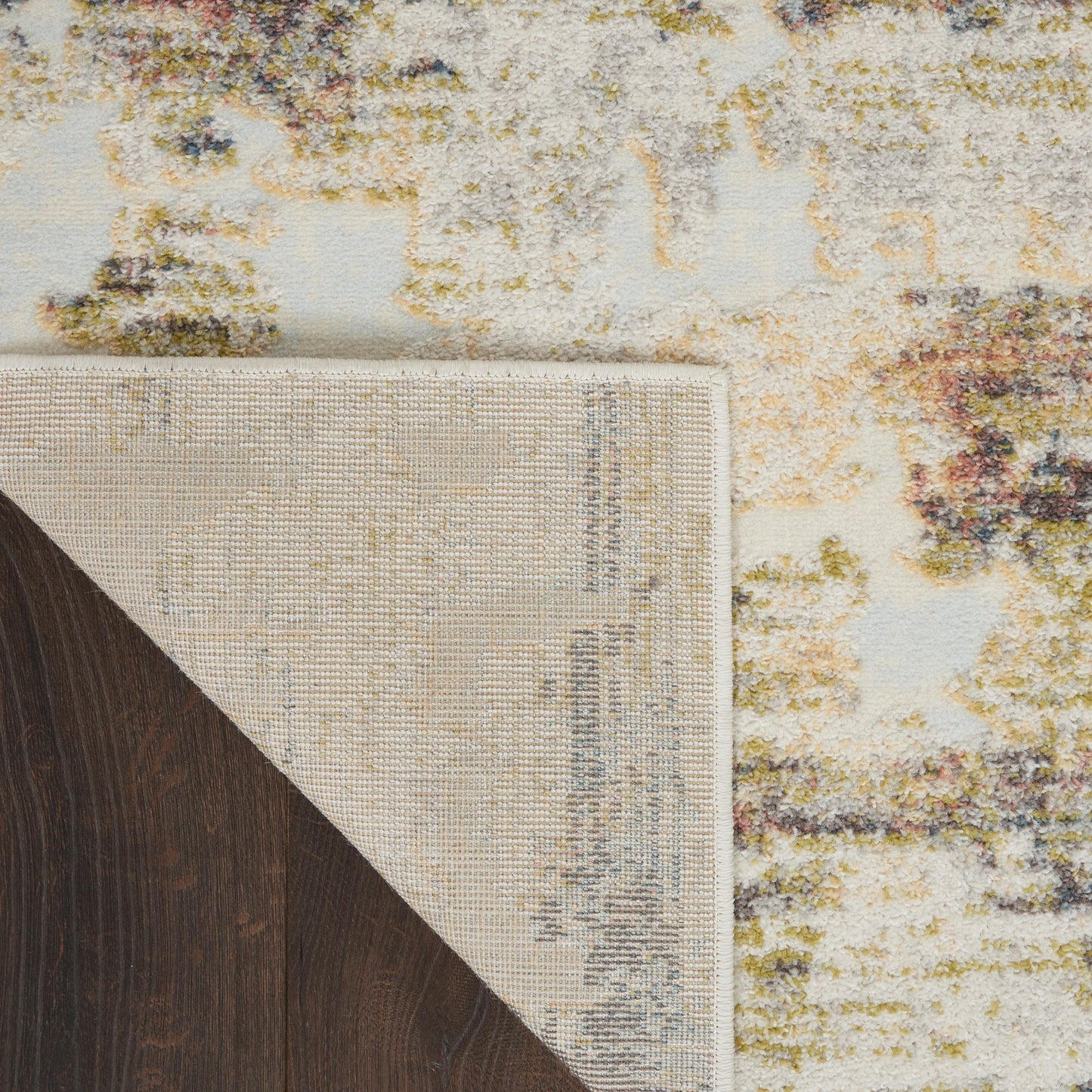 Nourison Home Trance  Ivory Multicolor  Contemporary