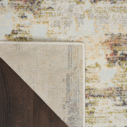 Nourison Home Trance  Ivory Multicolor  Contemporary