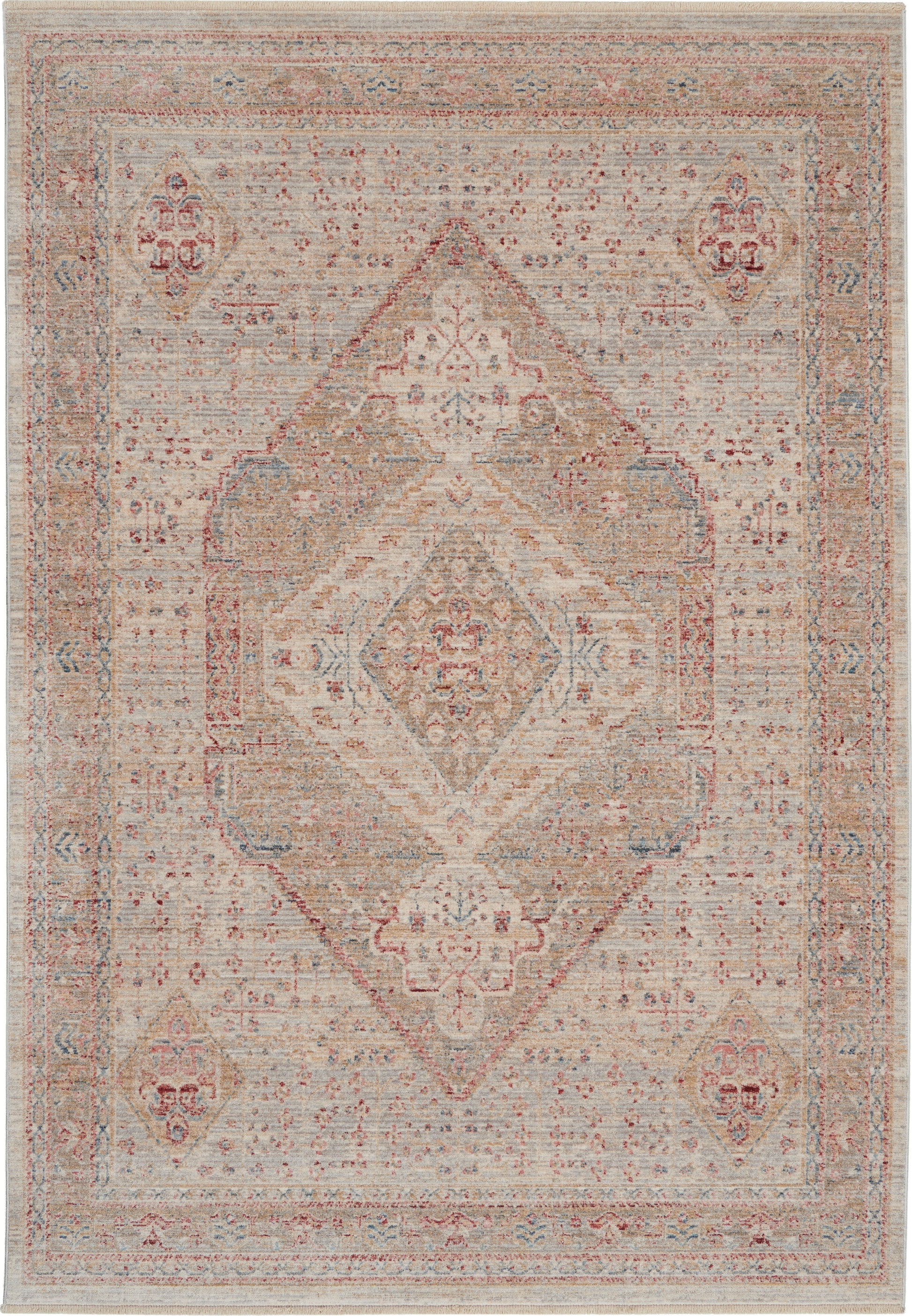 Nourison Home Homestead  Beige Grey  Traditional