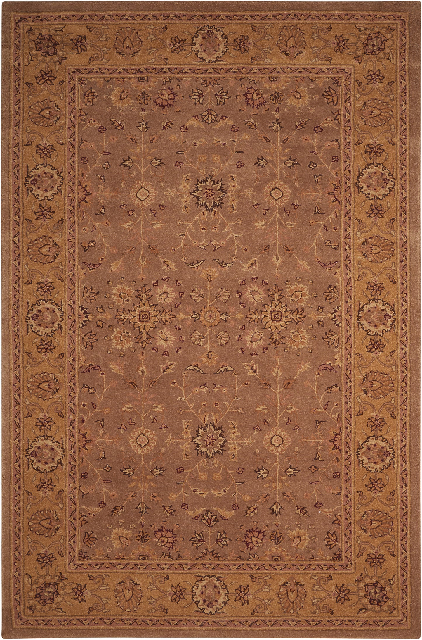 Nourison Home Heritage Hall  Green  Traditional