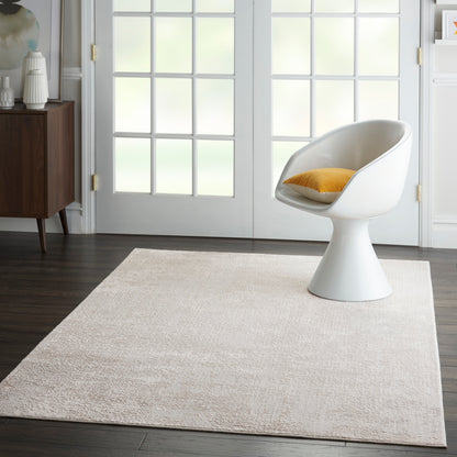 Nourison Home Silky Textures  Ivory Grey  Contemporary