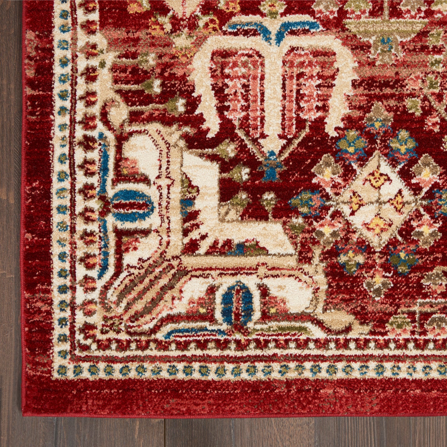Nourison Home Karisma  Brick Ivory  Traditional