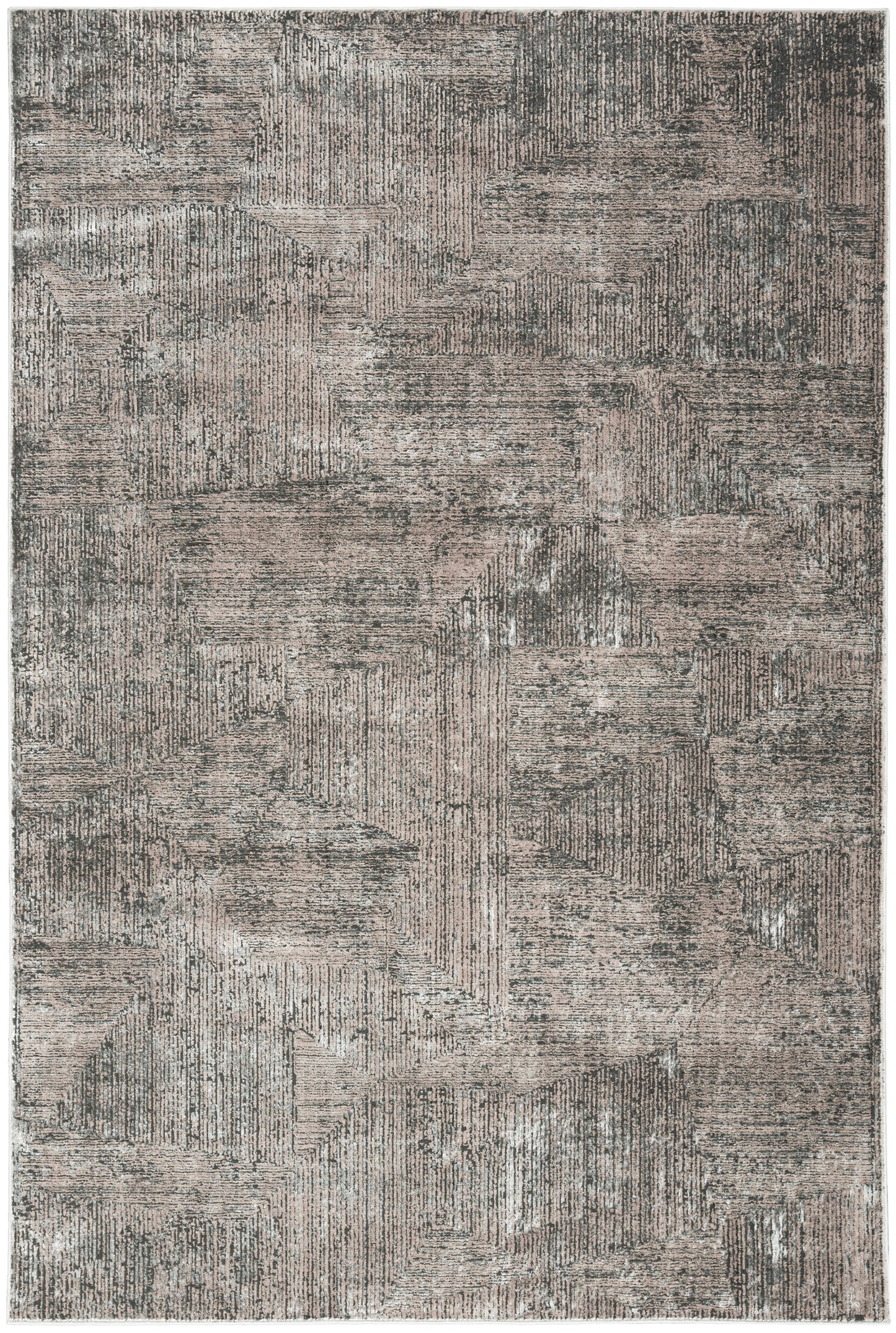Calvin Klein CK024 Irradiant IRR01 Black Ivory Contemporary Power-loomed Rug