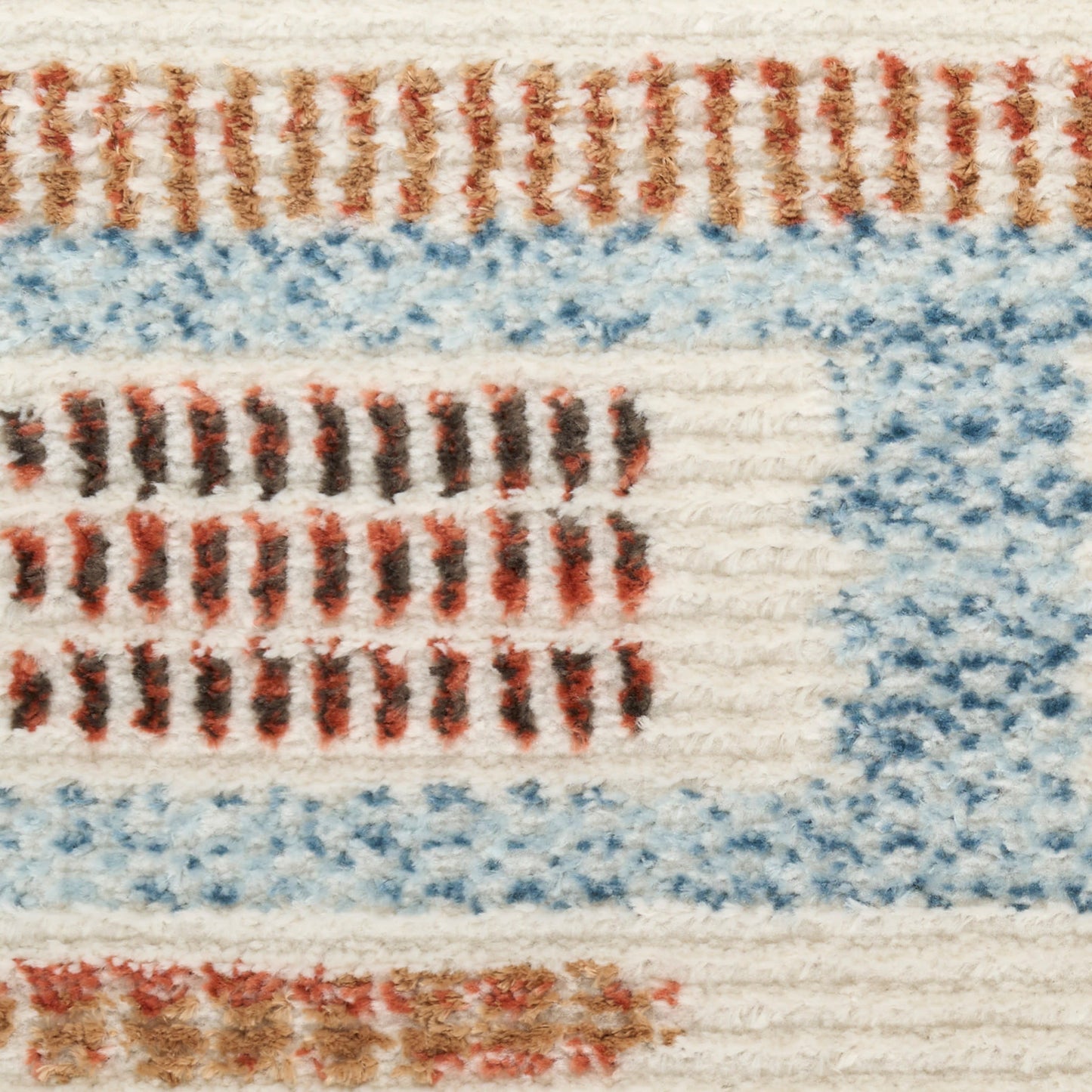 Nourison Home Nordic  Ivory Rust  Contemporary