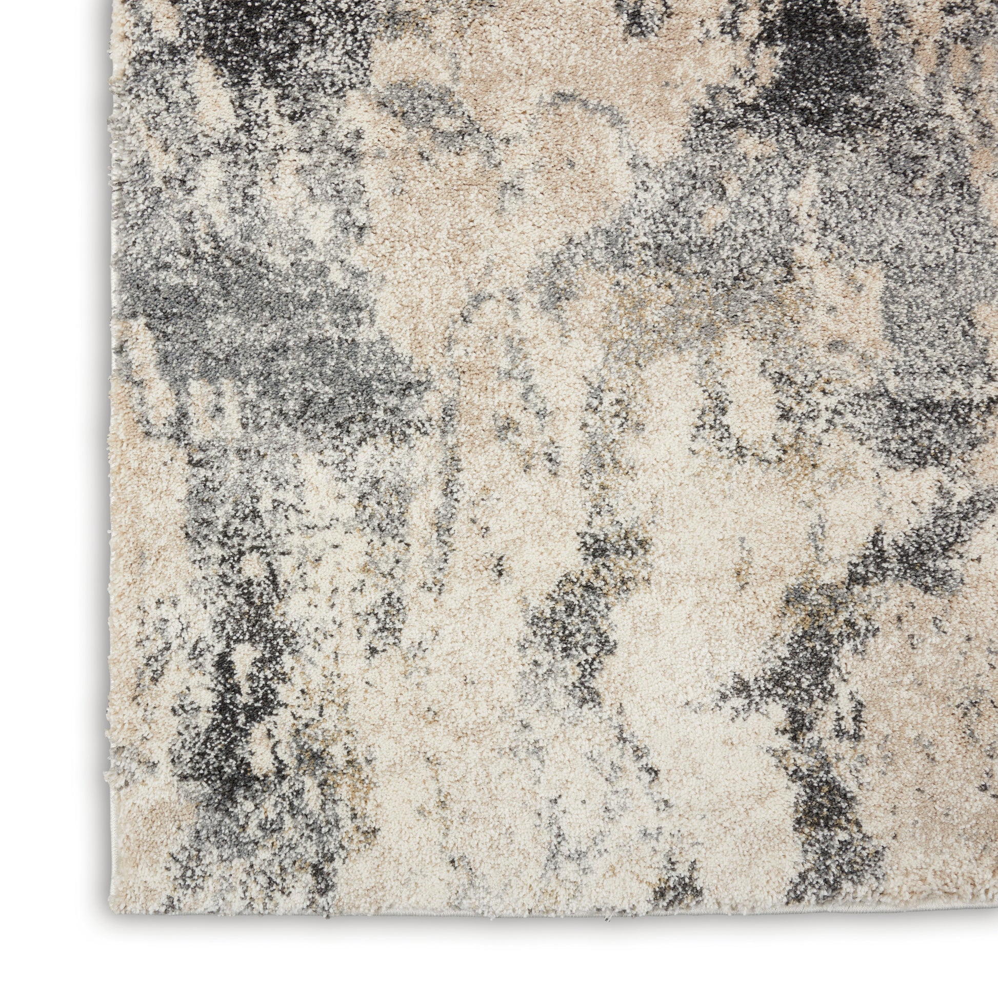 Nourison Home Fusion  Cream Grey  Contemporary