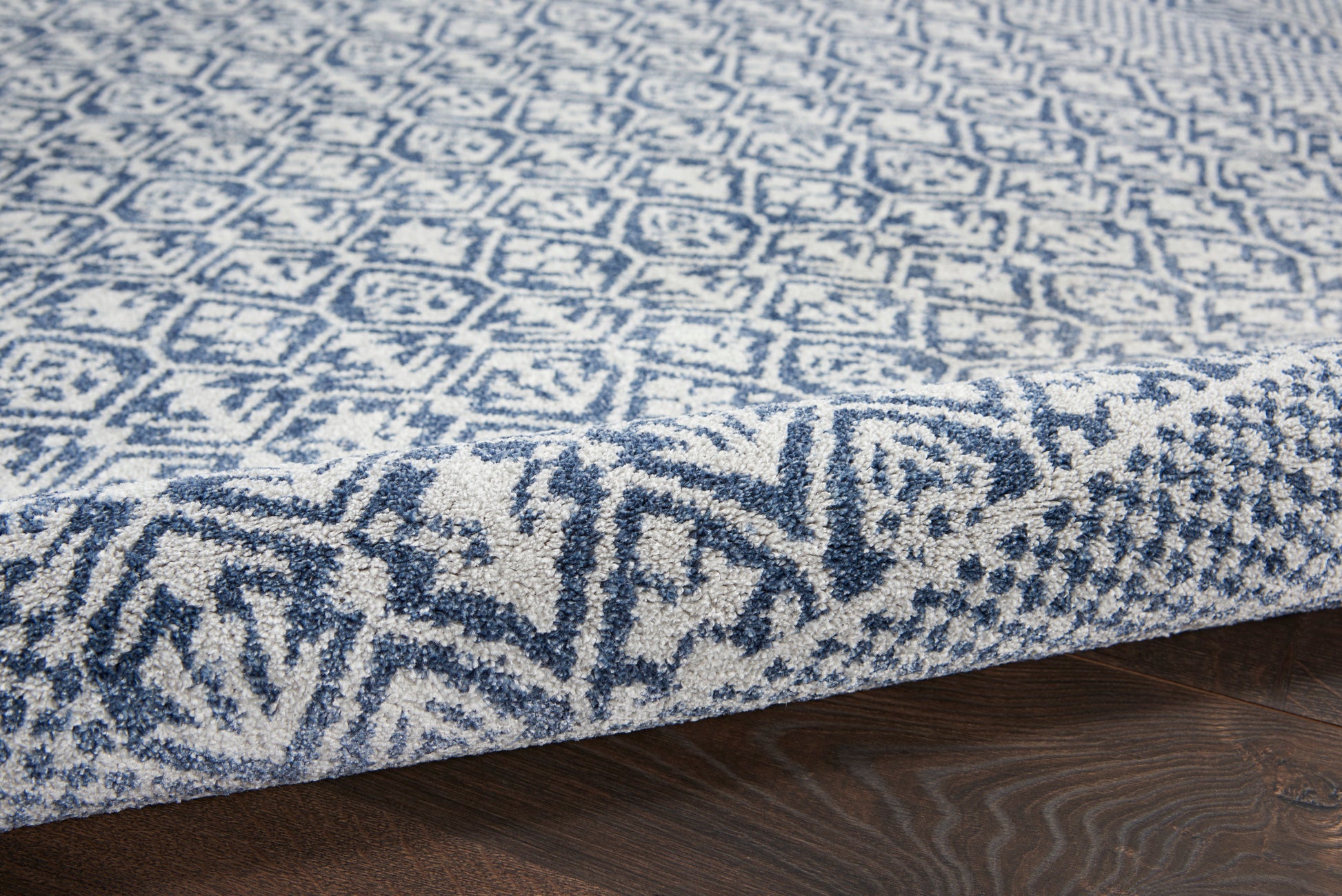 Nourison Home Palermo  Blue Grey  Contemporary