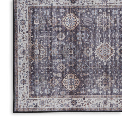 Nourison Home Fulton  Charcoal  Traditional