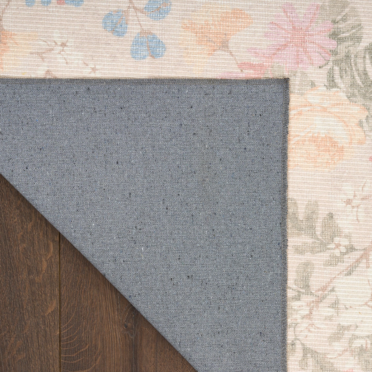 Nourison Home Botanical Washables  Beige Multicolor  Contemporary