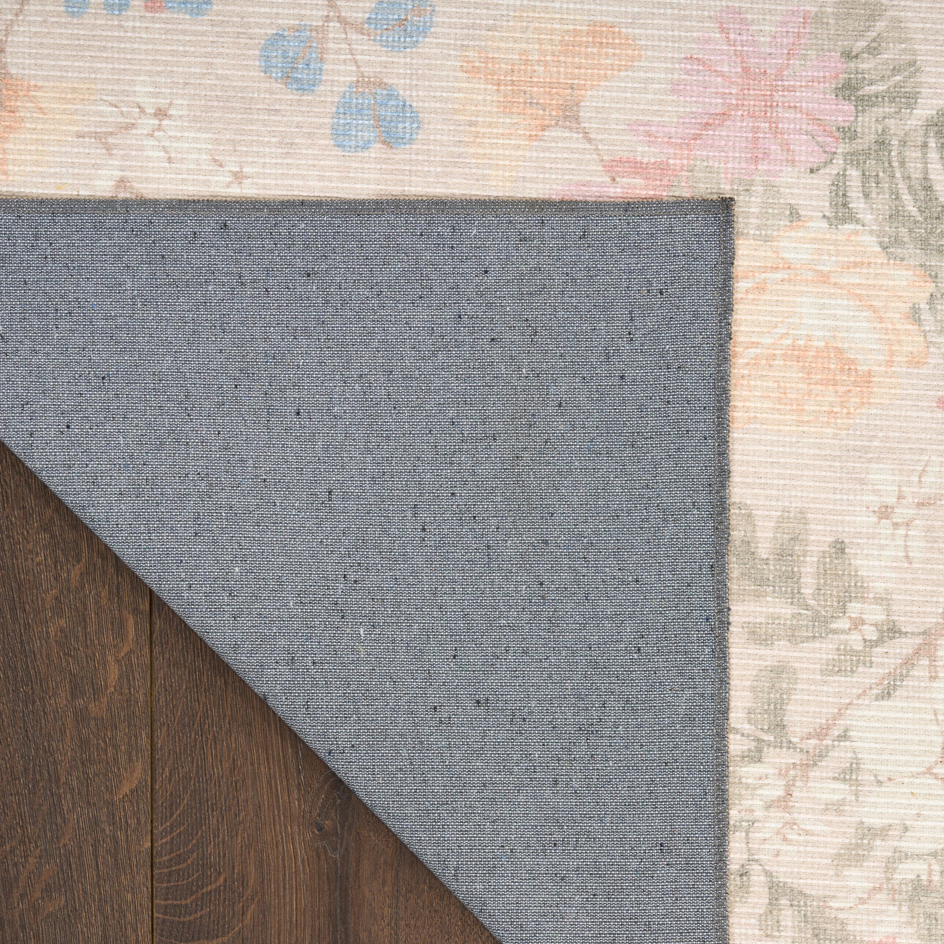 Nourison Home Botanical Washables  Beige Multicolor  Contemporary