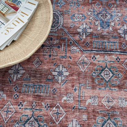 Nourison Home Grand Washables  Blue Multicolor  Traditional